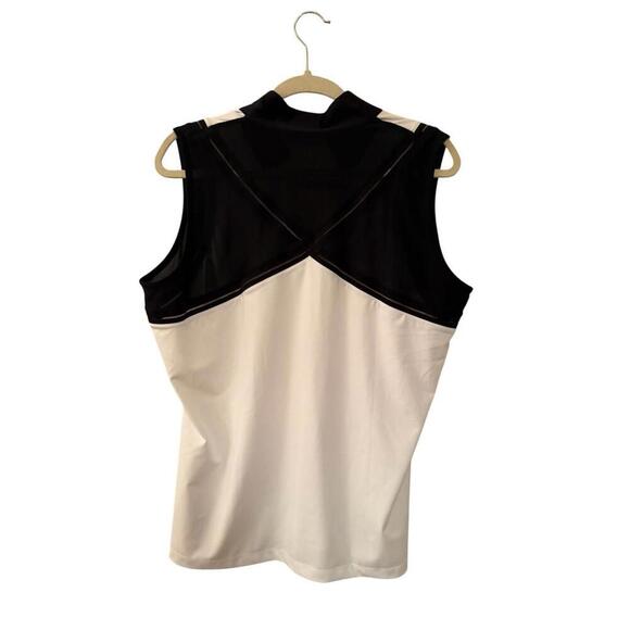 Women’s EPNY Sleeveless Black&White Golf Shirt Sz.XL - Picture 2 of 4